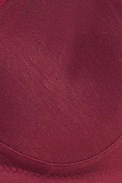 Maroon Cotton Jersey Non Padded Bra By Estonished, EST-MRBR-036