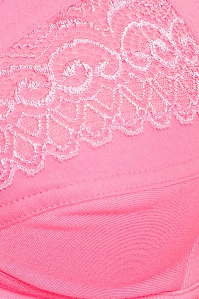 Alluring Pink Cotton Non-padded Bras For Women, Pure Cotton Bra, कपास ब्रा  - kwiqdrop, Palakkad