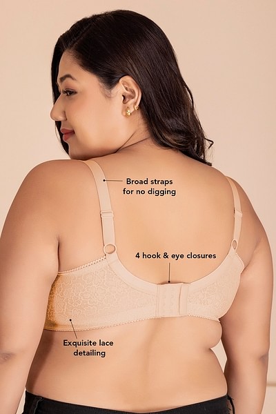 Ayigedu UK Plus Size Minimiser Bra Women Non-Wired India