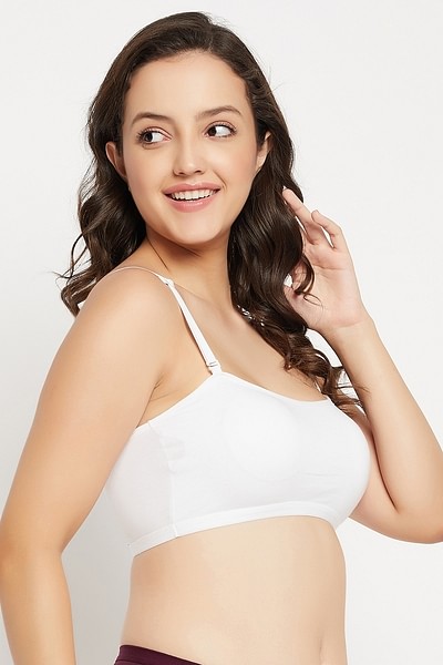 Buy Clovia Cotton Rich Non Padded Non Wired Full Cup Backless Multiway Cotton  Bra - Bra for Women 1960599