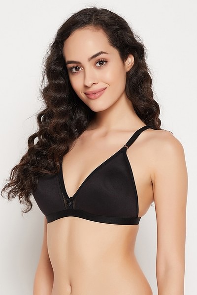 Buy Clovia Black Solid Cotton Blend Single Maternity Bra Online at Best  Prices in India - JioMart.