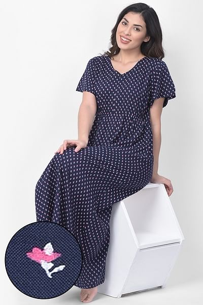 Buy Lovely Mom's Cotton Rayon Feeding Kurti For Pregnancy with Side Zip|Maternity  Dress for Nursing|Blue - XL Online at Best Prices in India - JioMart.