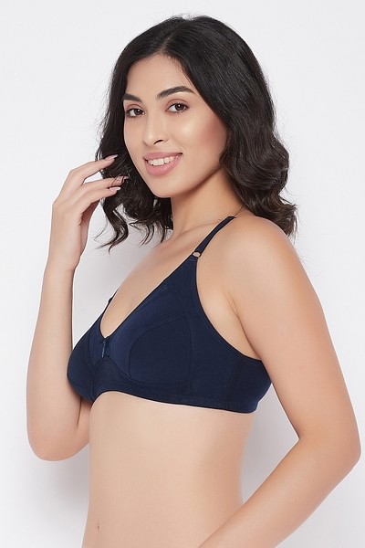 Buy Pack of 2 Non-Padded Non-Wired Full Cup Bras - Cotton Online India, Best  Prices, COD - Clovia - BRC780P19