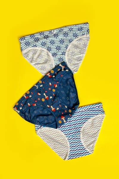 Clovia Pack of 3 Low Waist Printed Bikini Panties - Cotton
