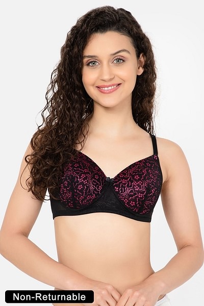 Buy Pack of 3 Padded Printed T-shirt Bras - Assorted Online India