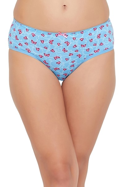 Buy Pack of 3 Printed Hipster Panty - Cotton Online India, Best Prices, COD  - Clovia - PNC530110