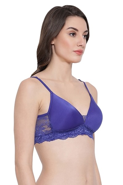 Buy Padded Non-Wired Full Cup Bridal Bra in Grey - Lace Online India, Best  Prices, COD - Clovia - BR2136P05