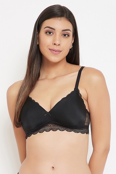 Buy Padded Non-Wired Demi Cup Multiway Plunge Bralette in Purple Online  India, Best Prices, COD - Clovia - BR2147P12