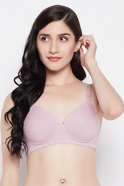 Buy Padded Non-Wired Demi Cup Multiway Plunge Bralette in Purple Online  India, Best Prices, COD - Clovia - BR2147P12