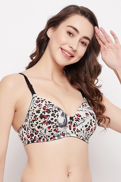 Buy Padded Non-Wired Full Cup Multiway T-shirt Bra in Nude-Colour