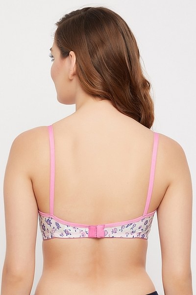 Buy Padded Non-Wired Full Coverage Printed T-Shirt Bra Online India, Best  Prices, COD - Clovia - BR1866P18