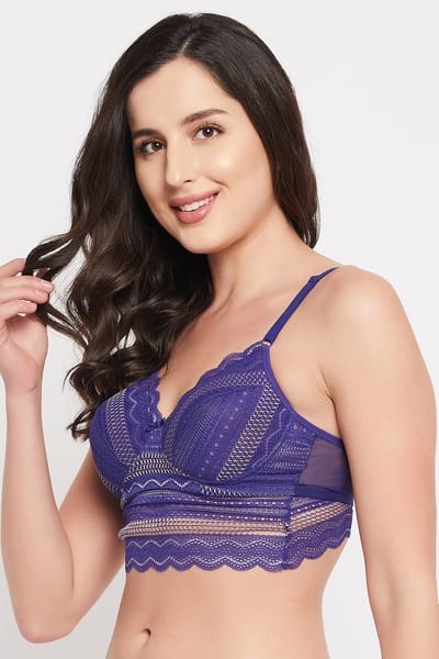 royal blue bralette top