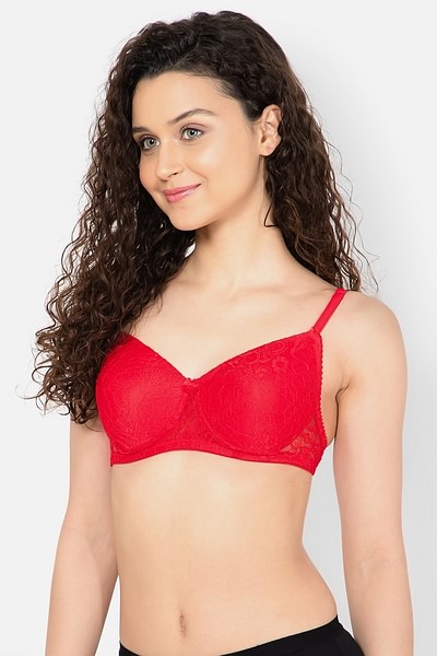 Laundry Removable Strap Bra - Women's Red, L