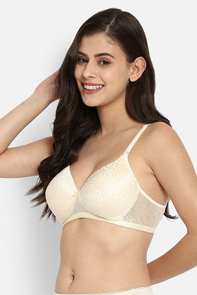 Buy Non-Padded Underwired Multiway Bridal Bra in Skin Colour - Lace &  Powernet Online India, Best Prices, COD - Clovia - BR0963P24