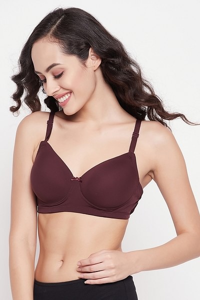 Buy Padded Non-Wired Full Cup Multiway Side Open T-shirt Bra in