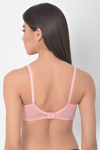 Buy Padded Non-Wired T-Shirt Bra In Pink Online India, Best Prices, COD -  Clovia - BR1480P14