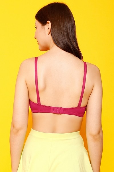 Buy Non-Padded Non-Wired Full Cup Multiway T-shirt Bra in Yellow
