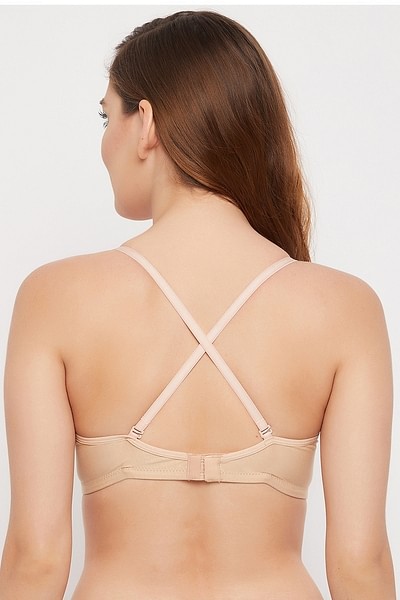 Buy Jockey Nude Coloured Solid Non Wired Lightly Padded Everyday