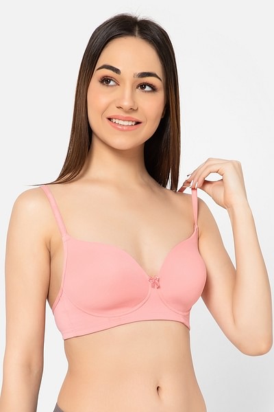 Buy Padded Non-Wired Full Cup Self-Patterned Multiway Bridal Bra in Blush  Pink Online India, Best Prices, COD - Clovia - BR2136P22