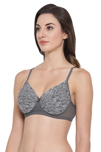 Padded Non-Wired Printed Multiway T-Shirt Bra –