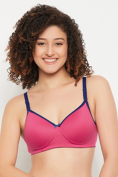 Buy Women's Bras Pink Curve 36 DD Lingerie Online