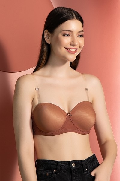 strapless transparent bra