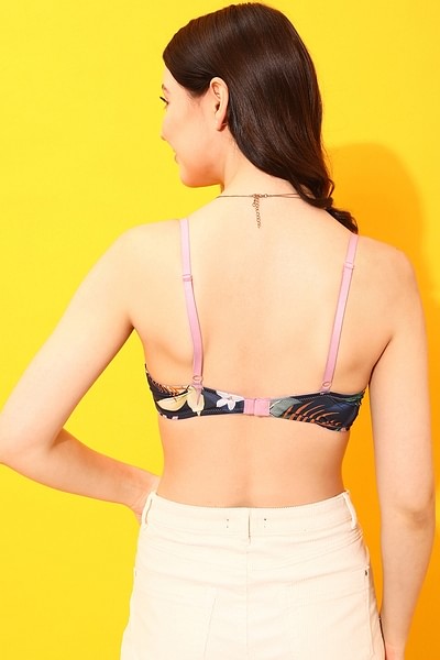 Tropical Print Sports Bra