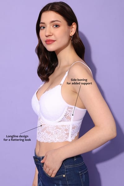 bralette white