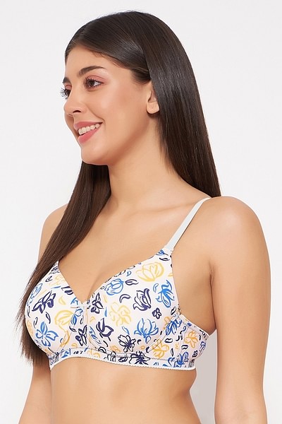 Hosiery Javeree D Cup Full Coverage Moulded Floral Print T-Shirt Bra at Rs  125/piece in Mumbai
