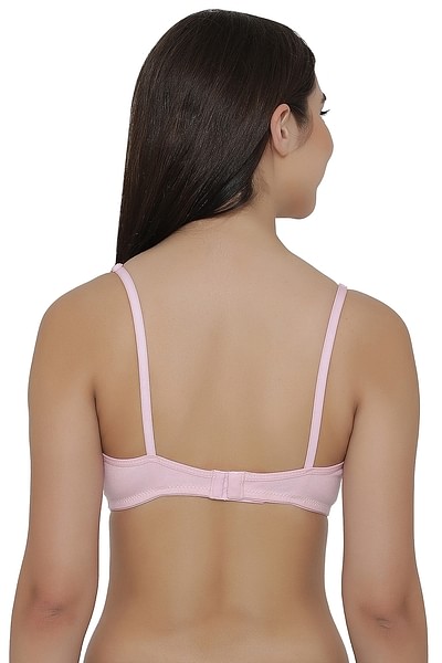 B-Cup Cotton Plain Non Padded Seamless Moulded Bra Pack of 2, Lingerie, Bra  Free Delivery India.