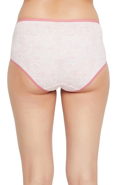 Buy High Waist Tiger Print Hipster Panty in White - Cotton Online India,  Best Prices, COD - Clovia - PN3170L18