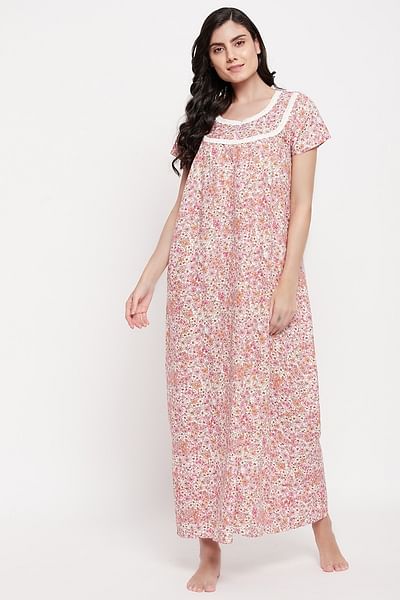 ANGELINA COTTON NIGHTIES BRANDED GOOD QUALITY NIGHT GOWN BUY ONLINE  SHOPPING IN INDIA - textiledeal.in