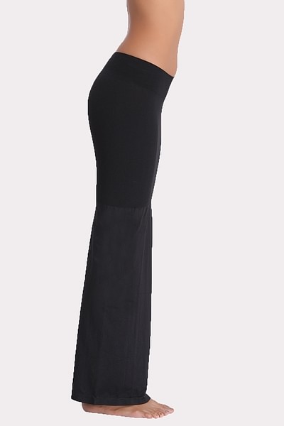 Clozena Black Saree Shapewear With Side Slits – clozena