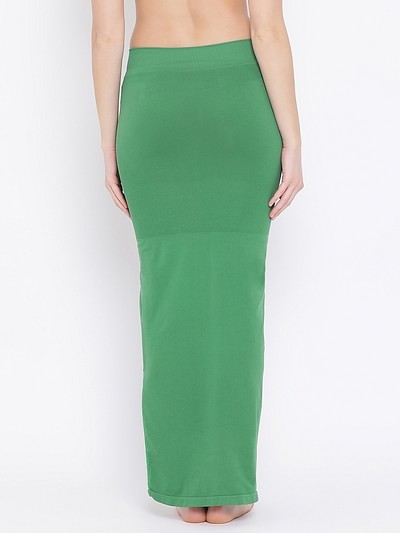 Traditional Full Elastic Saree Shapewear Petticoat Pista Green