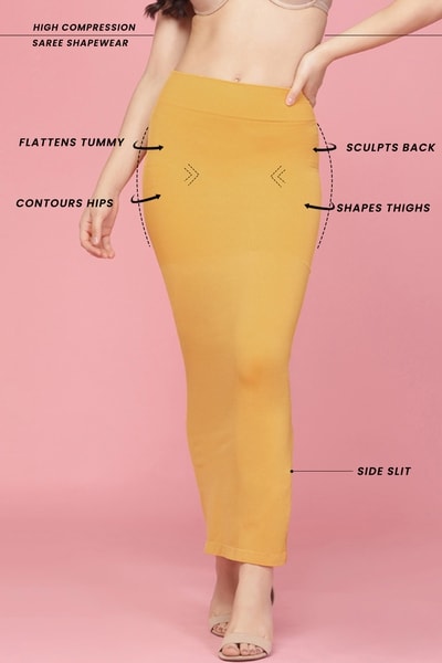 Medium Compression Zivame Shapewear Saree Tummy Tucker Body Shaper