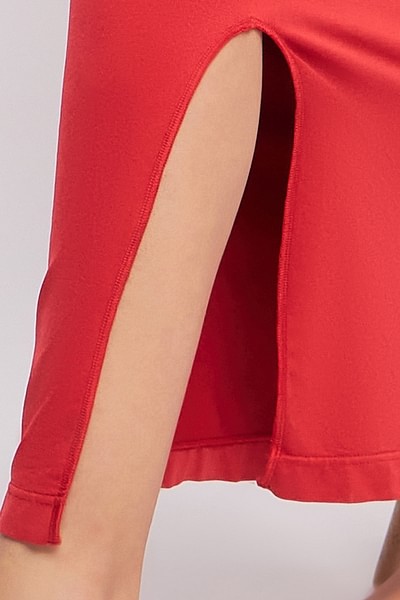 Buy Clovia Saree Shapewear With Drawstring - Red online