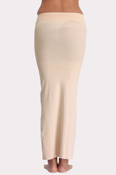 High Compression Mermaid Saree Shapewear Bright White