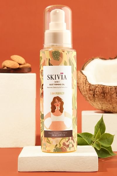 Buy Skivia 8 IN 1 Bust Firming Oil 100 ml Online India Best