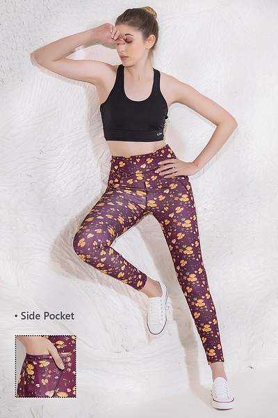 Floral Print Leggings - Buy Floral Print Leggings online in India