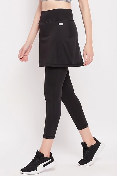Buy SPORTS BLUE SKIRT WITH ATTACHED PANT for Women Online in India