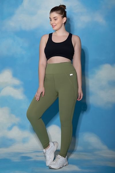 Go Colors Women Pista Viscose Ankle Length Leggings  Green Buy Go Colors  Women Pista Viscose Ankle Length Leggings  Green Online at Best Price in  India  Nykaa