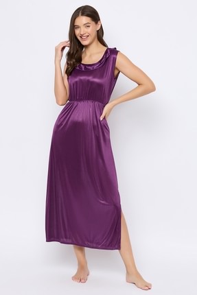 Buy Pc Satin Nightwear Set Navy Online Clovia