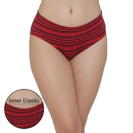 Buy Cotton Mid Waist Printed Hipster Panty with Inner Elastic Online India,  Best Prices, COD - Clovia - PN2488P04