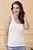 Tank Top in White- Cotton