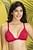 Non-Padded Non-Wired Front Open Plunge Bra in Pink - Cotton Rich