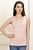 Cotton Tank Top In Pink