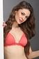 Non-Padded Non-Wired Front Open Plunge Bra in Coral Pink - Cotton Rich_5