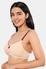 Buy Amante- Comfort Dream Padded Non-wired T-shirt Bra - Hazelnut & Plum  Caspia Online India, Best Prices, COD - Clovia - BR9190124