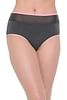 Buy High Waist Watermelon Print Hipster Panty with Mesh Panels in Grey -  Cotton Online India, Best Prices, COD - Clovia - PN2359I18