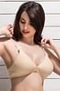 Buy Cotton Non Padded Wirefree Demi Cup Bra With Detachable Transparent  Straps - Beige Online India, Best Prices, COD - Clovia - BR0672P24